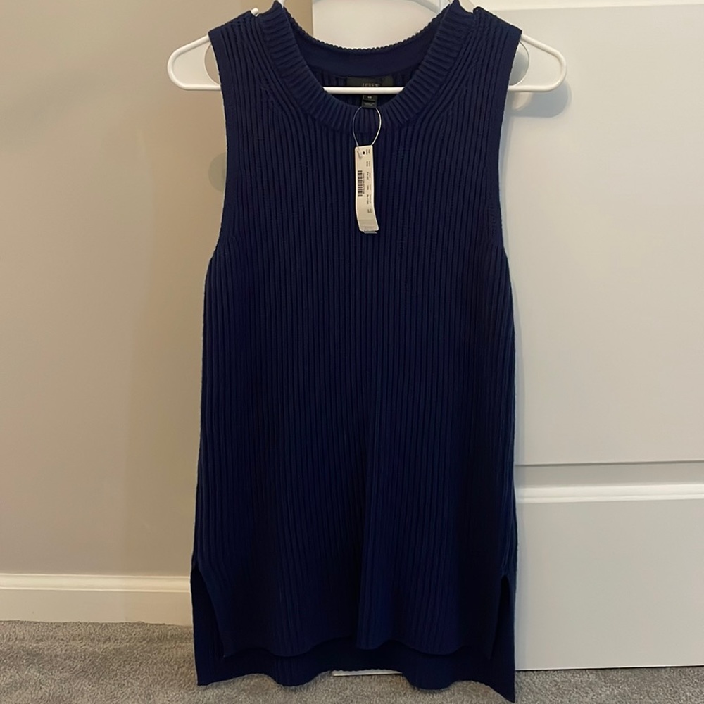 J. Crew sleeveless sweater